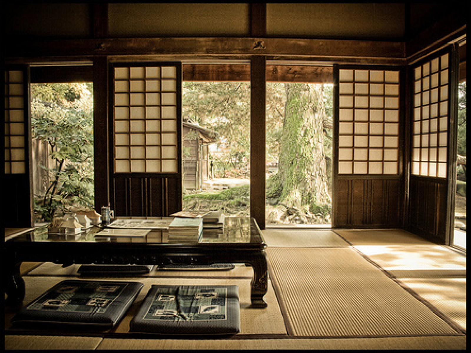 Японская деревянная архитектура в интерьере