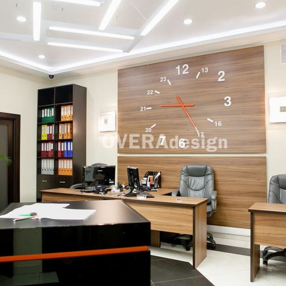 Дизайн-проект интерьера офиса строительной компании 120 кв.м