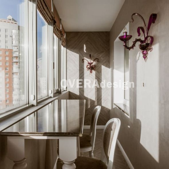 Дизайн-проект и фото интерьера 2-комнатной квартиры в стиле «Арт-деко»